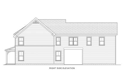 Modern Farmhouse House Plan #4351-00041 Elevation Photo