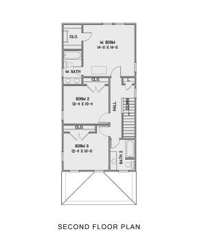 Second Floor for House Plan #4351-00042