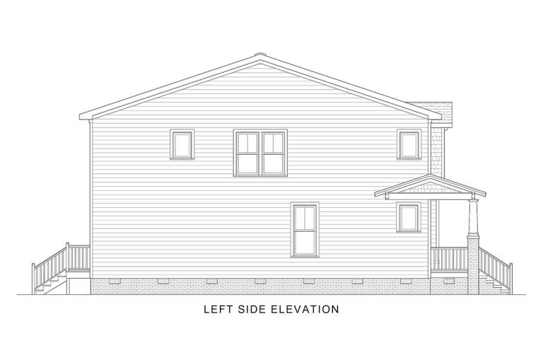Craftsman House Plan #4351-00043 Elevation Photo