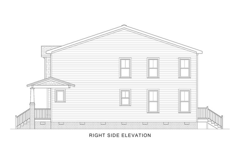 Craftsman House Plan #4351-00043 Elevation Photo
