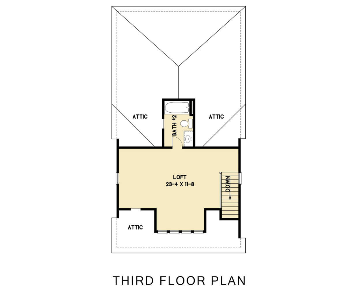 Loft for House Plan #4351-00044