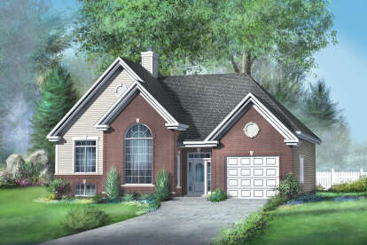House Plan House Plan #25801 Front Elevation 