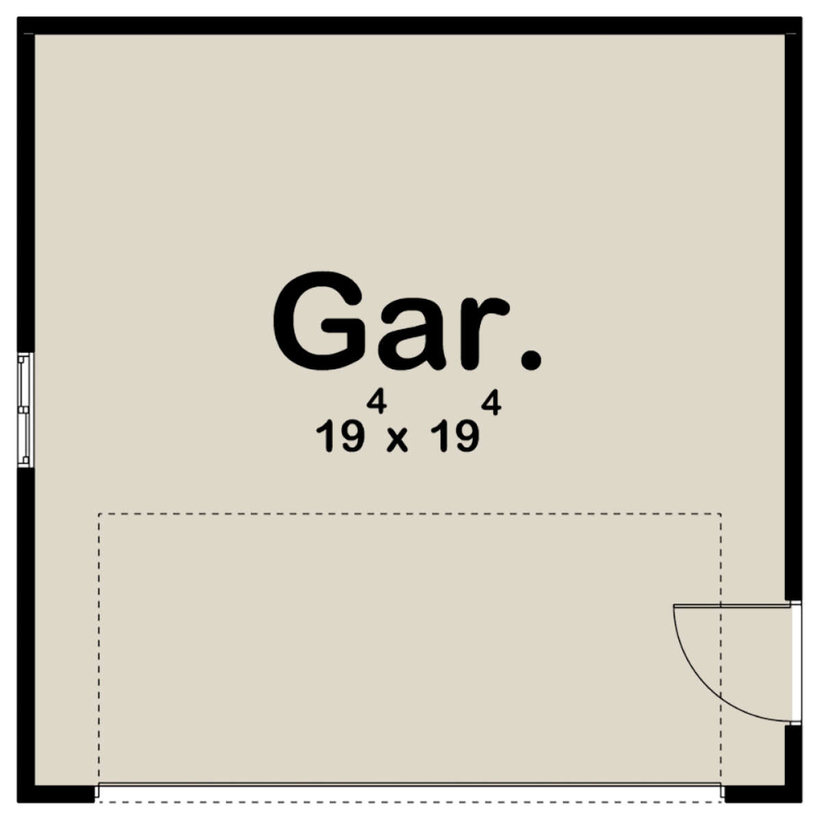 Garage Floor for House Plan #963-00577