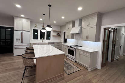 Modern Farmhouse House Plan #4534-00063 Build Photo
