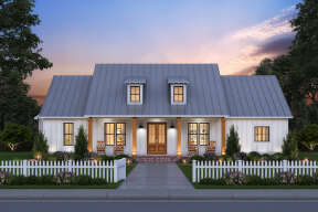 Modern Farmhouse House Plan #4534-00063 Elevation Photo