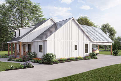 Modern Farmhouse House Plan #4534-00063 Elevation Photo