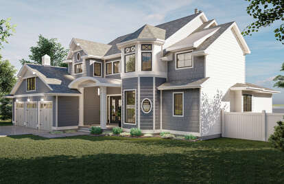 European House Plan #963-00578 Elevation Photo