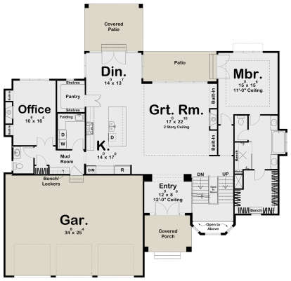 Main Floor for House Plan #963-00578