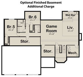 Basement for House Plan #963-00578