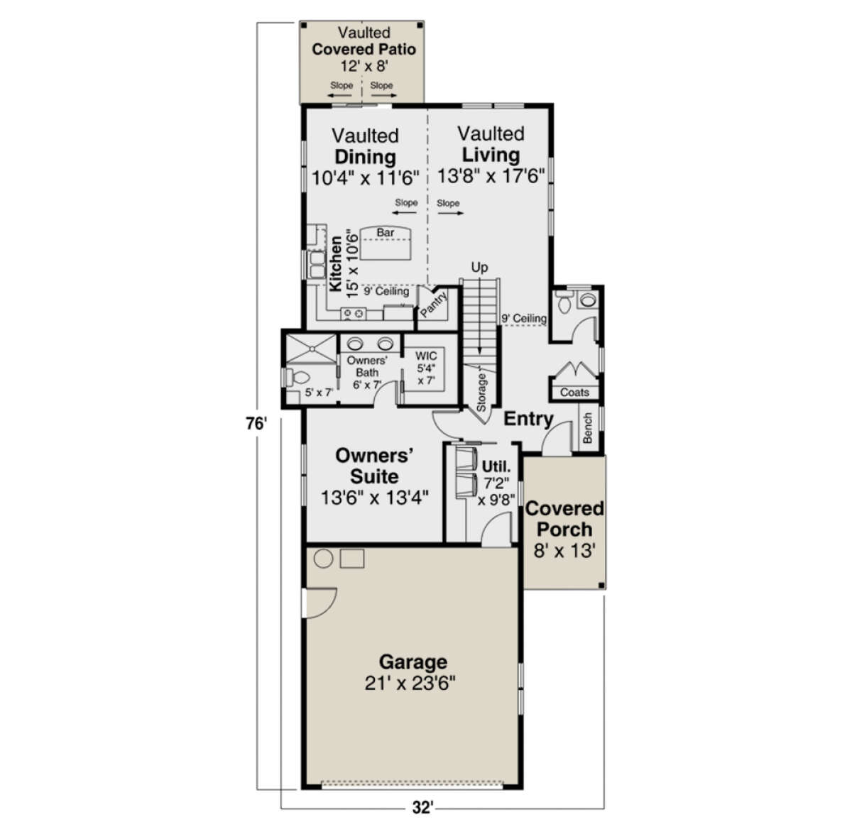 Main Floor for House Plan #035-00927