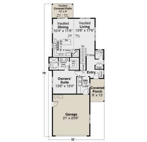 Main Floor for House Plan #035-00927