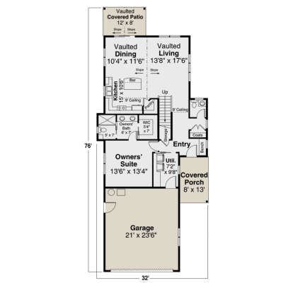 House Plan House Plan #25816 Drawing 1