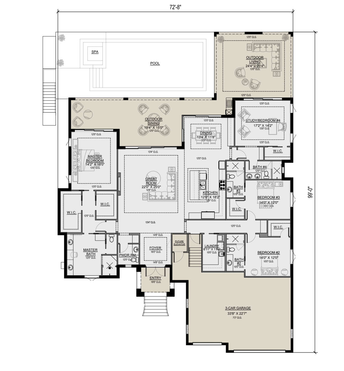 Main Floor for House Plan #5565-00062