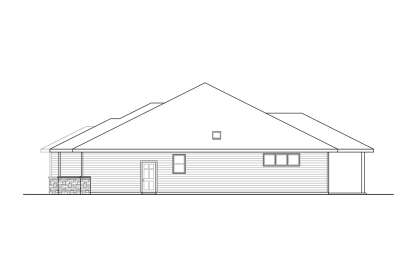 Ranch House Plan #035-00928 Elevation Photo