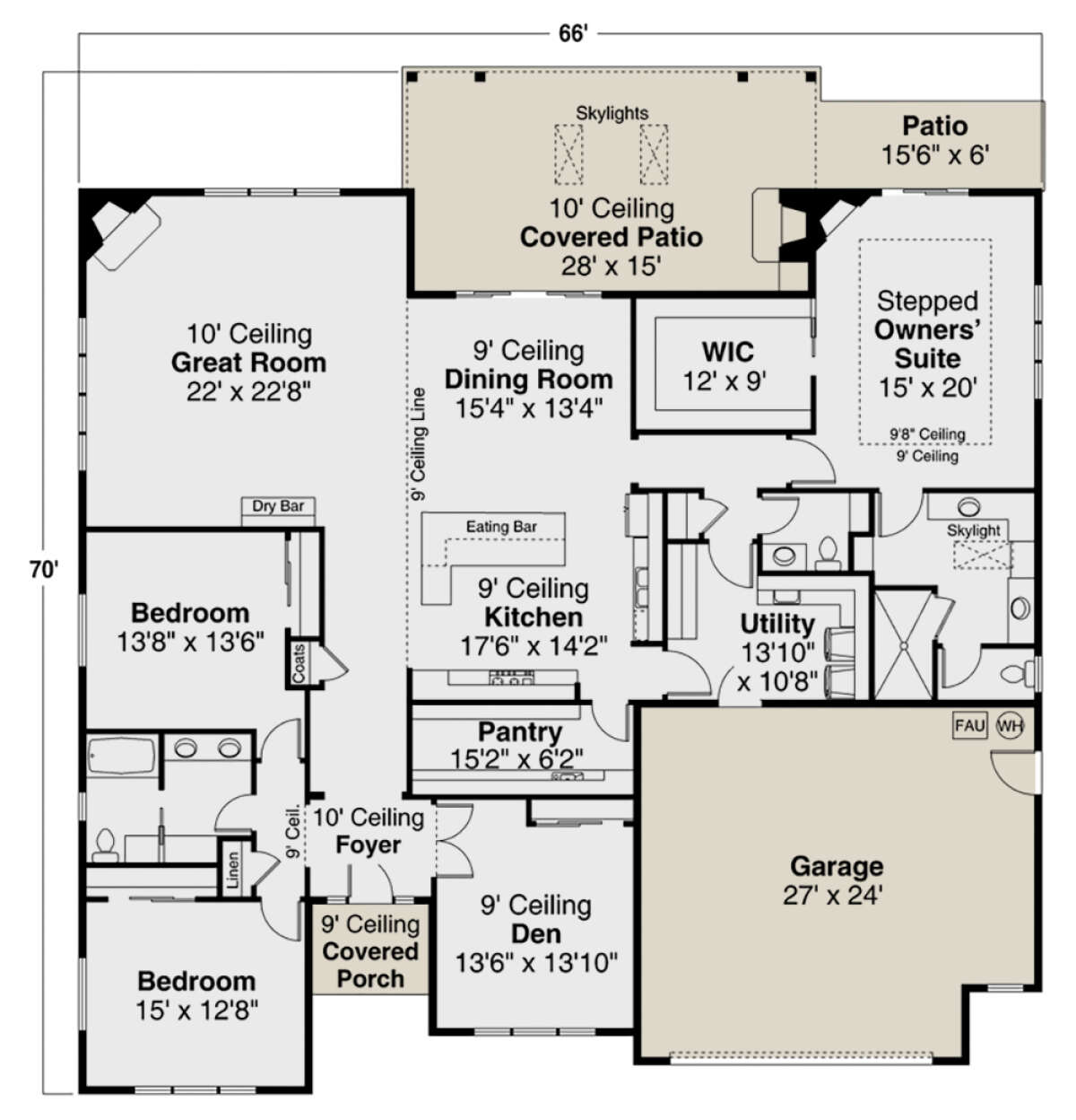 Main Floor for House Plan #035-00928