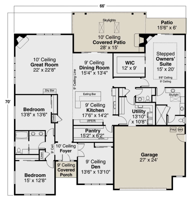 House Plan House Plan #25818 Drawing 1