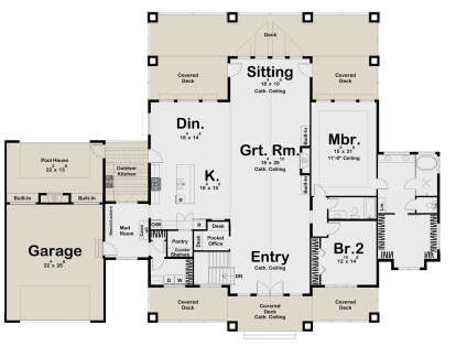 Main Floor for House Plan #963-00579