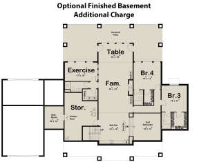 Basement for House Plan #963-00579