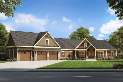 House Plan House Plan #25820 Front Elevation 