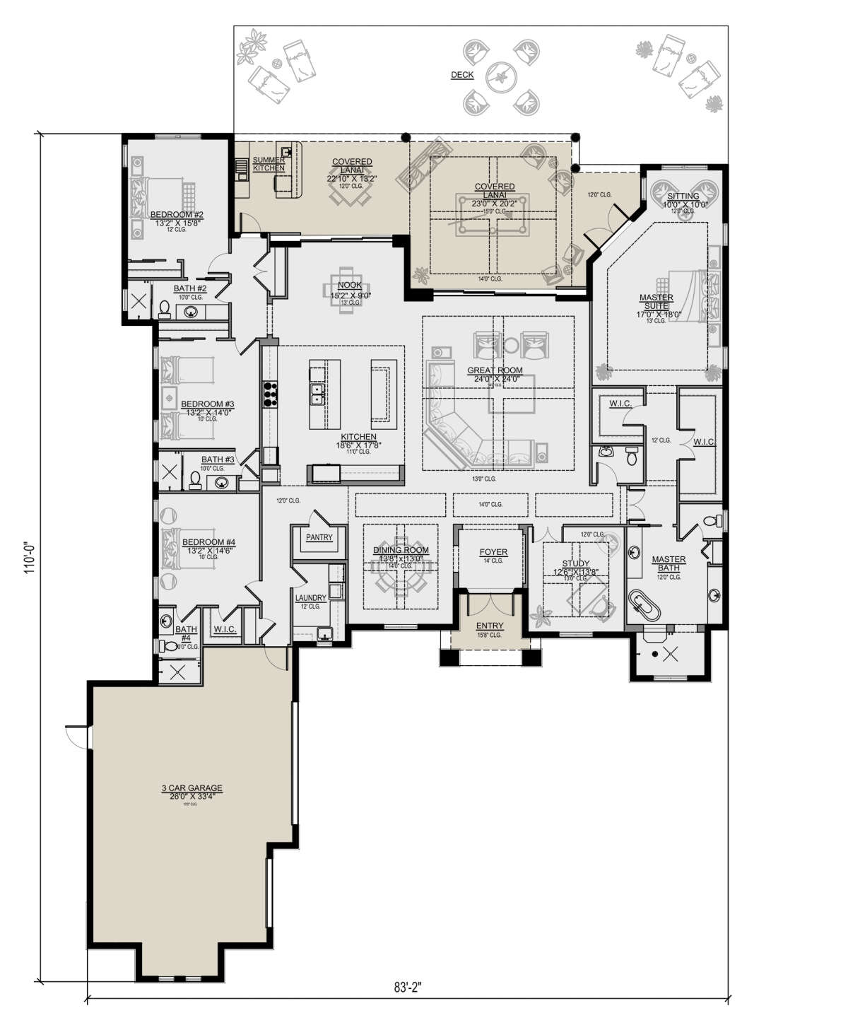 Main Floor for House Plan #5565-00063