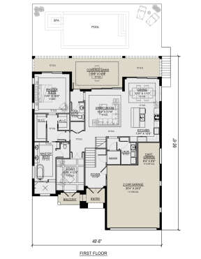 Main Floor for House Plan #5565-00067