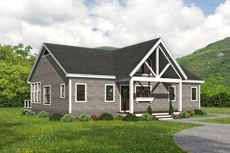 House Plan House Plan #25829 Front Elevation 
