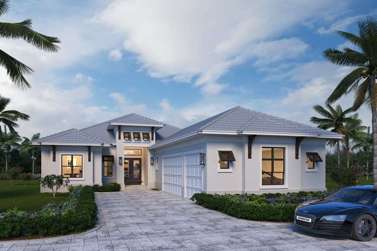 House Plan House Plan #25830 Front Elevation 