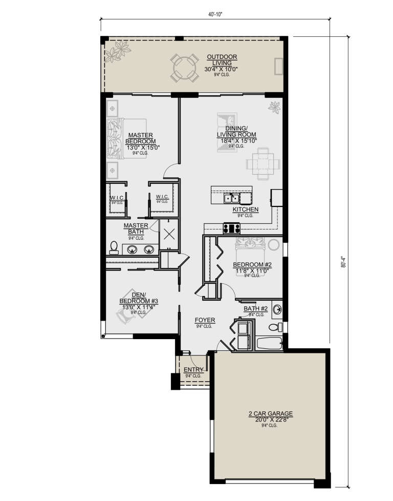 House Plan House Plan #25831 Drawing 1