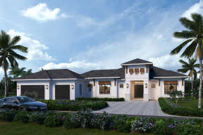 Contemporary House Plan #5565-00072 Elevation Photo