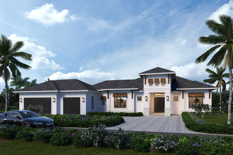Contemporary House Plan #5565-00072 Elevation Photo