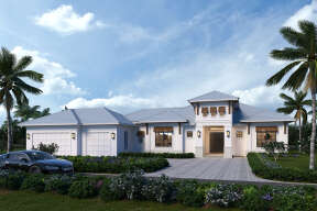 Contemporary House Plan #5565-00072 Elevation Photo
