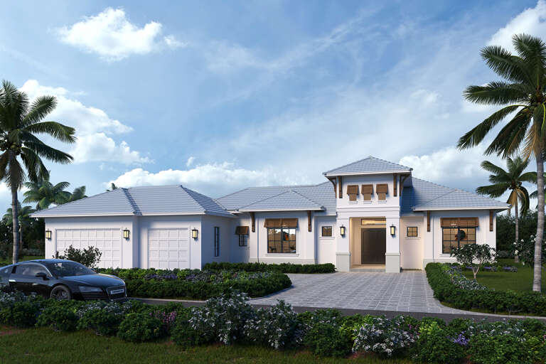 Contemporary House Plan #5565-00072 Elevation Photo