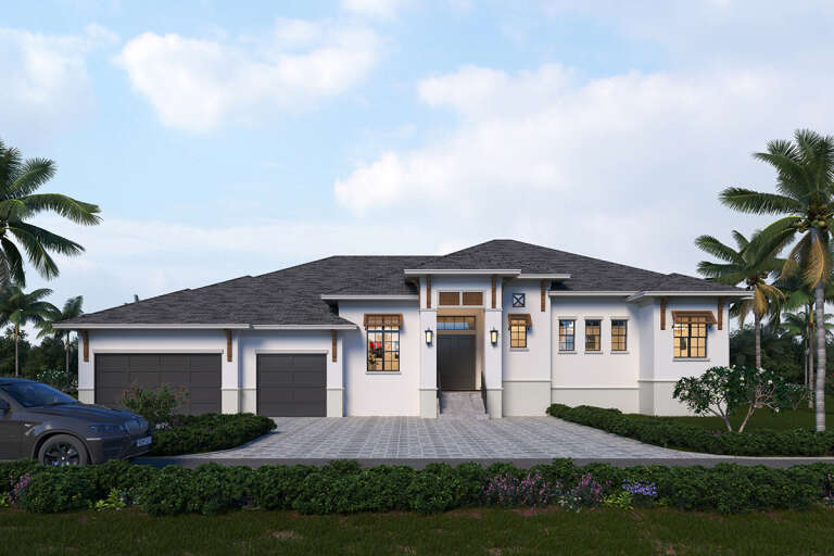House Plan House Plan #25833 Front Elevation 