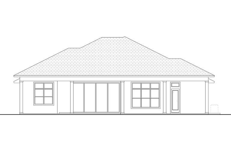 Contemporary House Plan #5565-00074 Elevation Photo