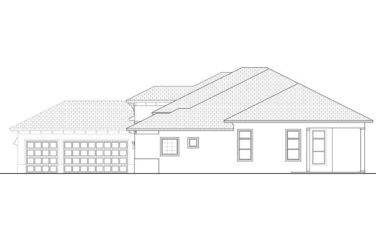 Contemporary House Plan #5565-00074 Elevation Photo