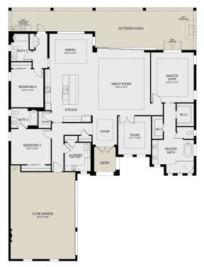 Main Floor for House Plan #5565-00074