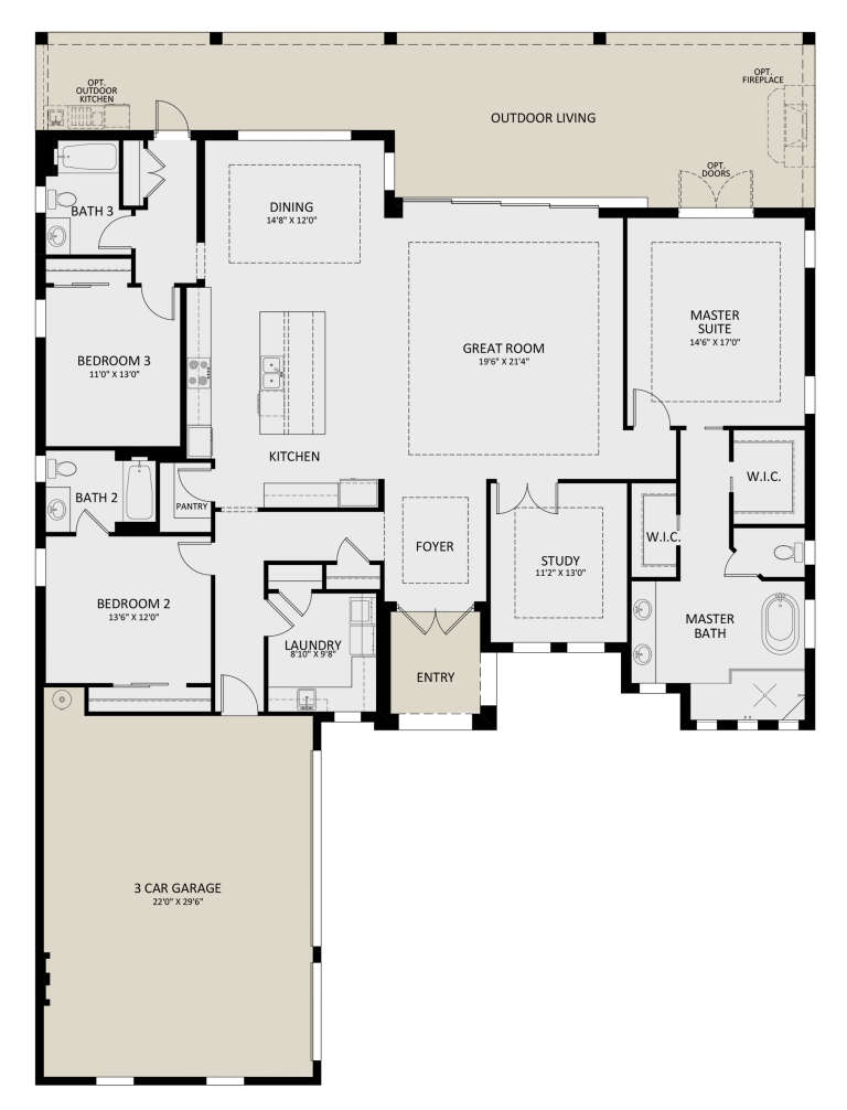 House Plan House Plan #25834 Drawing 1