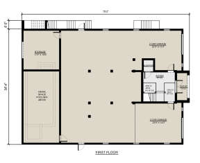 First Floor for House Plan #5565-00075