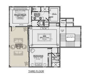 Third Floor for House Plan #5565-00075