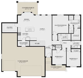Main Floor for House Plan #2802-00076