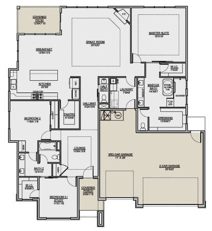 Main Floor for House Plan #7306-00027