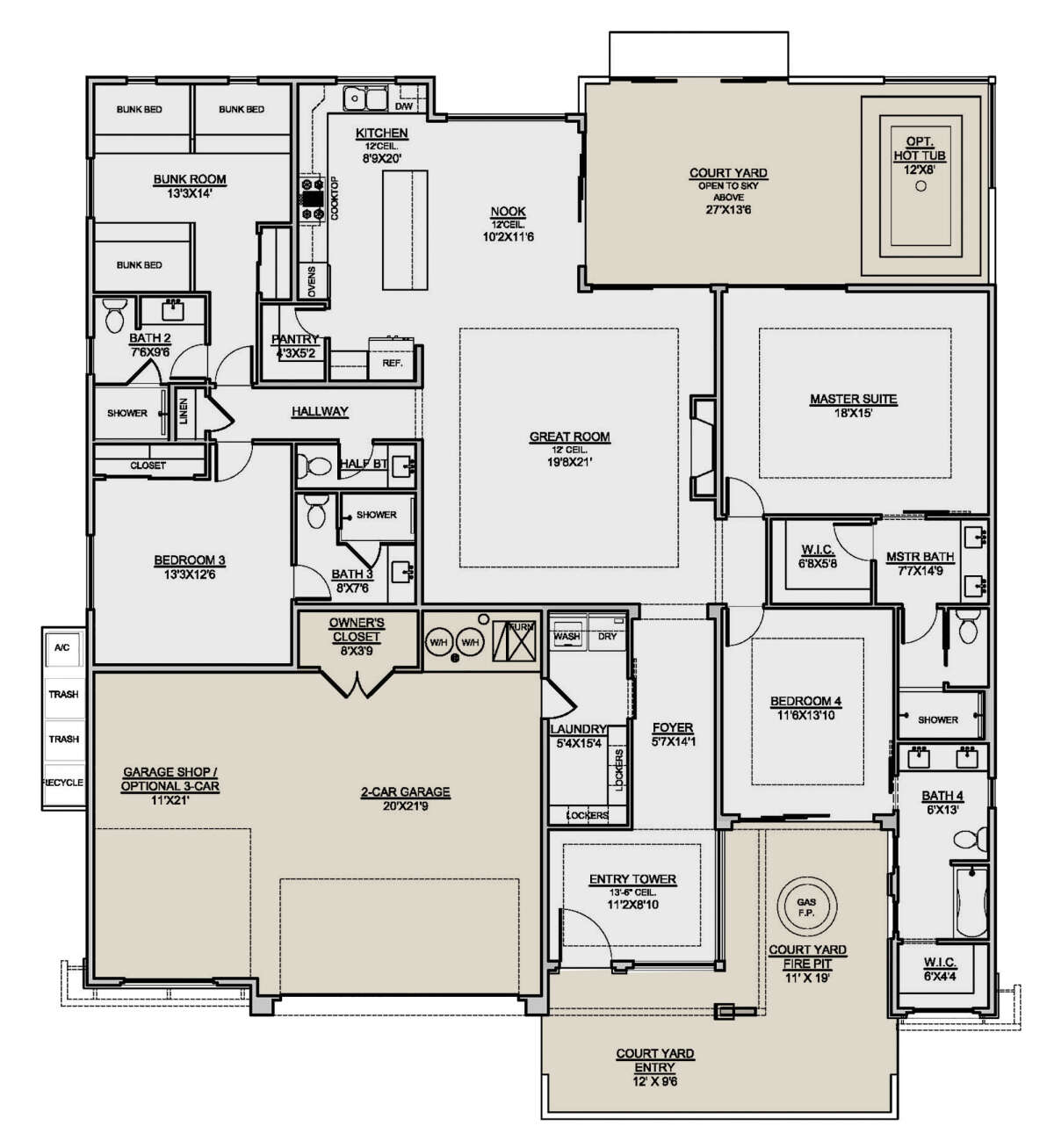 Main Floor for House Plan #7306-00029