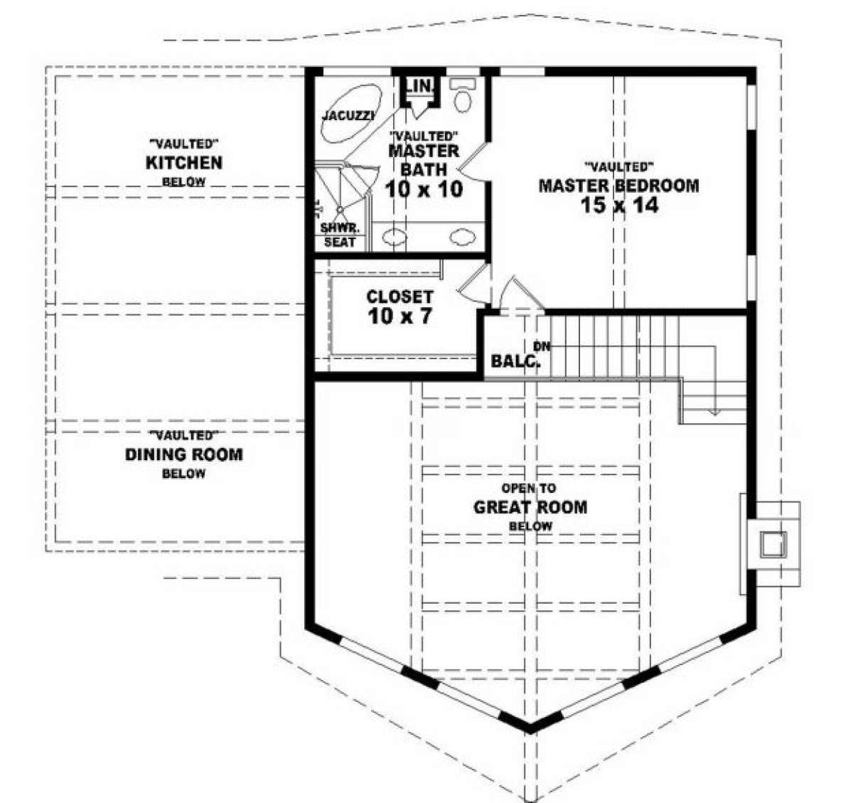Second Floor for House Plan #053-00300