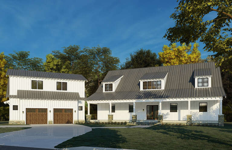 House Plan House Plan #25842 Front Elevation 