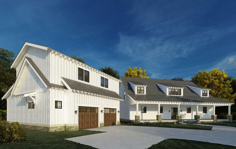 Modern Farmhouse House Plan #8318-00209 Elevation Photo
