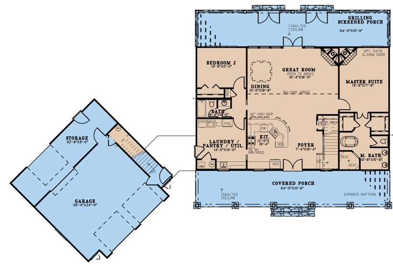 House Plan House Plan #25842 Drawing 1