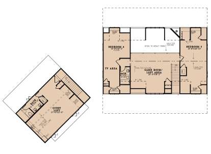 Second Floor for House Plan #8318-00209