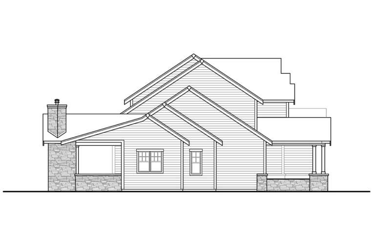 Modern Farmhouse House Plan #035-00930 Elevation Photo