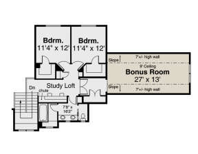 Second Floor for House Plan #035-00930