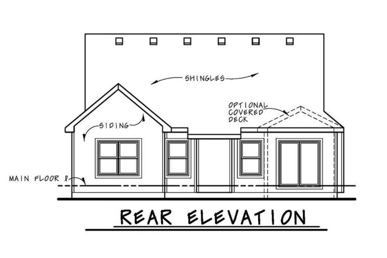 Craftsman House Plan #402-01707 Elevation Photo